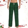 thumbnail image 2 of Mens Christmas Buffalo Plaid Pajama Pants Tall Pajama Pants For Couples,Christmas Valentines Birthday Pajama Bottoms, 2 of 4