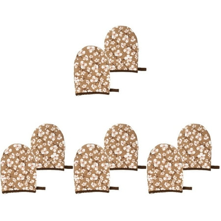 

TOYMYTOY 8 Pcs Oven Gloves Microwave Safe Mittens Baking Mitts Microwave Mittens Baking Mittens
