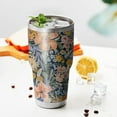thumbnail image 3 of 30oz Pioneer Flower Tumblers Stainless Steel Tumbler with Lid and Straw,Vacuum Insulated Double Wall Travel Tumbler Cups Mug with Cleaning Brush for Coffee,Tea, 3 of 6