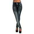 thumbnail image 5 of Fashion2Love Colombian Design Mid Waist Butt Lift Skinny Jeans, 5 of 8