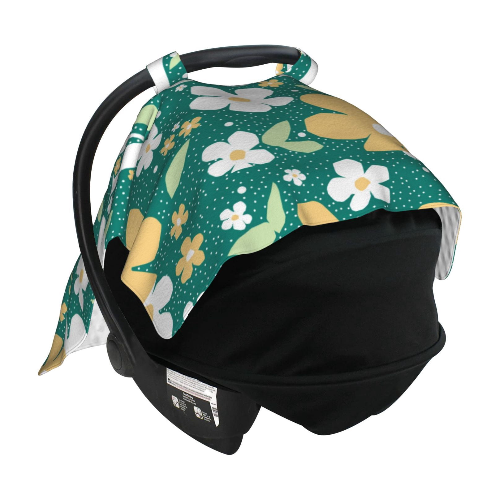 Car Seat Cover Baby - Happy Mother's Day1 Breathable Infant Car Seat Cover for Baby Carseat, Lightweight Comfort Baby Essentials Must Haves Newborn Stuff for Girl Boy