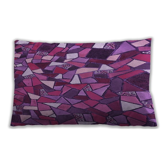 Ahgly Company Outdoor Rectangular Contemporary Lumbar Throw Pillow, 13 inch by 19 inch