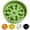 Clover Green, variant on Dog Bowls Slow Feeder Ceramic, 1.5 Cup Slow Feeding Bowl for Small and Medium Breed, Puzzle Dog Food Bowl for Fast Eater, Maze Purple