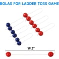 thumbnail image 2 of GSE Games & Sports Expert Quality Metal Ladder Ball Toss Game Set with Ladder Ball Bolas & Carrying Case for BBQ, Tailgating, Camping, Beach, Backyard Gatherings, 2 of 6