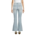 thumbnail image 6 of Madden NYC Juniors' Super High Rise Flare Jeans, 6 of 6