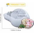 thumbnail image 4 of shiyou-Resin Tray Mold,Conch Shell Epoxy Molds,Dish Silicone Casting Mold DIY Flower Pot, Candle Holder, Jewelry Storage,Home Decoration Crafts, 4 of 4