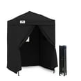 thumbnail image 4 of EAGLE PEAK Flex Ultra Compact 5x5 Pop-up Changing Room Canopy, Portable Privacy Cabana for Pool, Fashion Photoshoots, or Camping (Black), 4 of 10