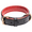 blackRed, variant on Filbert Padded Leather Dog Collar for Medium Dogs, Genuine Soft Leather Collar for Dogs, Heavy Duty, Stylish Design, Ultra-Durable