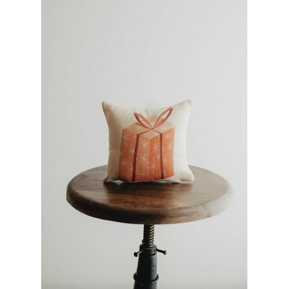 Nordic Mini Peach Star Gift Throw Pillow Cover | 8x8 |  Small Throw Pillows | Christmas Gift | Sister Gift | Gift for Mom | Teacher Gift