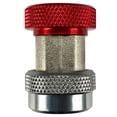 thumbnail image 3 of Appli Parts APQC-134H Quick Coupler R-134a High for Automotive Air Conditioning Charging and Service Red 1/4 in Bronze Adapter, 3 of 5