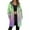 Green, variant on Womens Zip Up Long Hoodie Jacket Lightweight Tunic Sweatshirt Open Front Cardigan