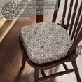 thumbnail image 3 of VHC Brands Chair Pad 16.5x18, Cotton Dining Room, Kitchen Chair Pads, Seat Cushion with Ties, Tucked, Custom House Collection, Rectangle 16.5x18, Natural, 3 of 3