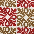 thumbnail image 2 of 20"x14" Simply Daisy Tiki Square Poly Indoor/Outdoor Pillow, Red Qty 1, 2 of 4