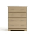 thumbnail image 4 of Storkcraft Brookside 4 Drawer Nursery Dresser, Driftwood, 4 of 8