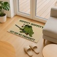 thumbnail image 3 of Hippity Hoppity Frog Doormat – Funny Welcome Mat with Meme Quote – Gift for Men, Meme Lovers, Outdoor or Indoor Entry Rug, 3 of 4