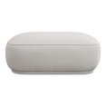 thumbnail image 4 of Moe's Home Collection Marion Ottoman Fabric White, 4 of 8