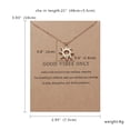 thumbnail image 3 of XZYYR Sun Pendant Short Necklace Alloy Clavicle Chain Female Necklace with Pendant Small Pendant Necklace Initial Heart Necklace Picture Chain Barbell Necklaces for Women Necklaces for Women, 3 of 5