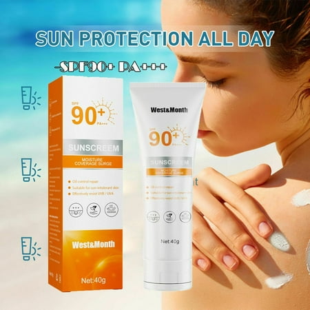 Facial Protector Cream Solar Sun Block SPF90+ Gel Sunscreen Cream