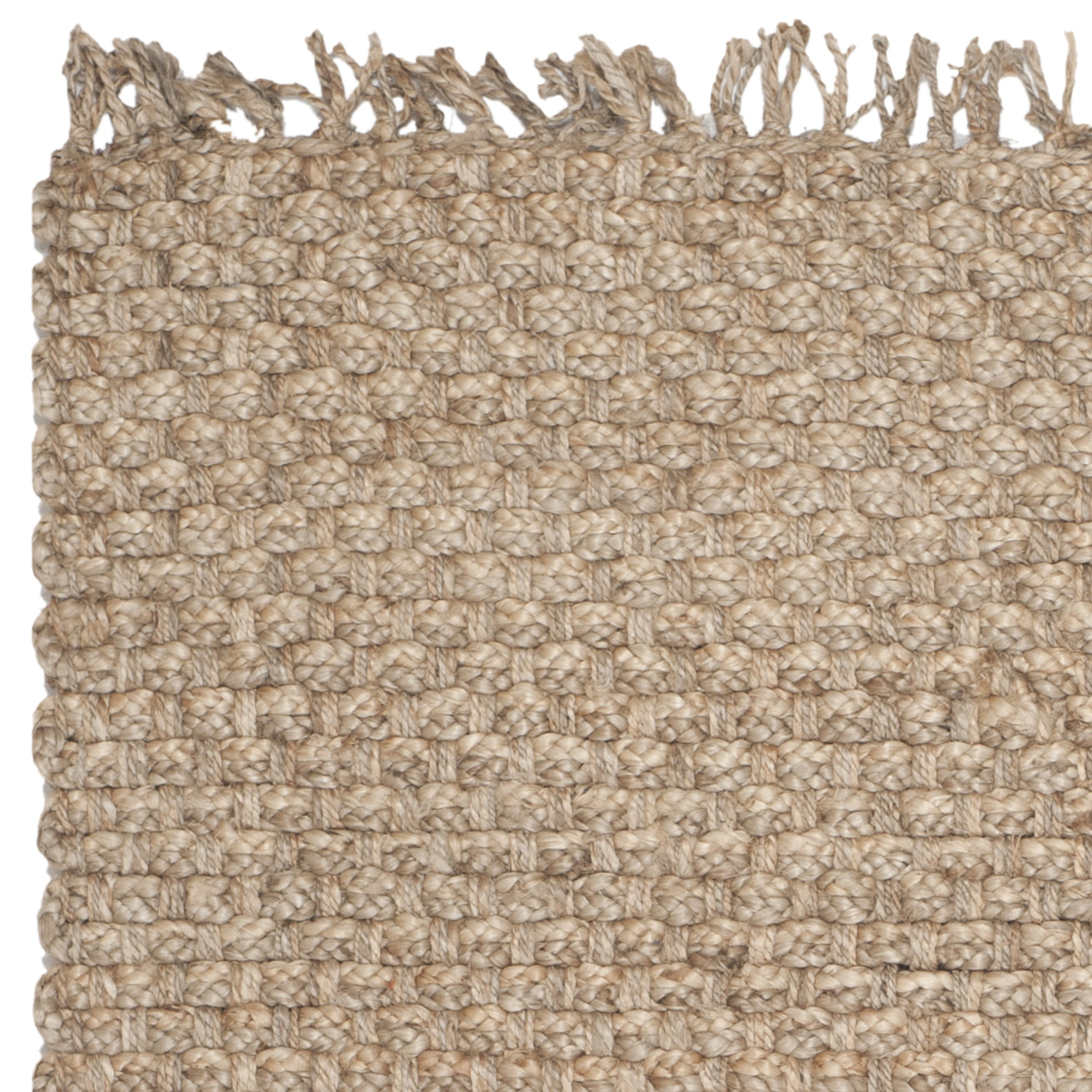SAFAVIEH Natural Fiber Eason Braided Jute Runner Rug, Natural, 2'6" x 10'