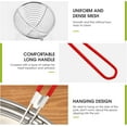 thumbnail image 3 of Stainless Steel Hot Pot Strainer Scoops, 2.5 Inch Mini Spider Strainer Skimmer, Pasta Mesh Strainer Spoon Asian Skimmer Spoon Ladle with Handle for Home, 3 of 7