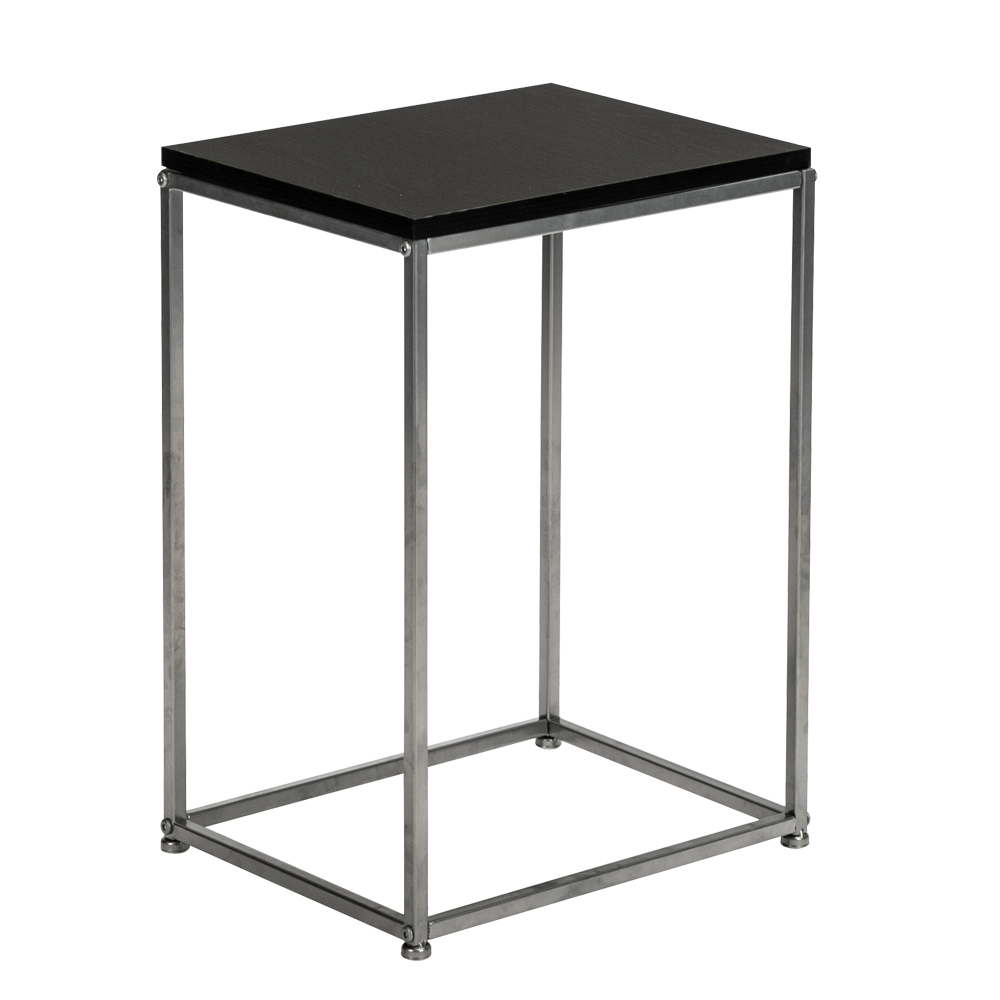 Kshioe Metal Side Table End Table Single Layer Snack Table, Gray - image 2 of 6