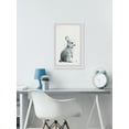 thumbnail image 5 of Marmont Hill Melancholy Bunny Framed Wall Art, 12.00" x 1.50", 5 of 6