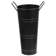 thumbnail image 6 of HERFIER Retro Flowerpot Balcony Flower Bucket Vase Metal Round Bucket with Handle 5.9x4.32x9.63in, 6 of 9