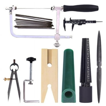 Carving Tool Kit Jewelry Ring Wax Tube Molds Making Lost Casting Saw with Blades Sizer Jeweler