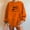Orange, variant on Lolmot Halloween Sweatshirts for Women Fashion Fall Winter 1692 They Missed One Sweatshirt Casual Sports Round Neck Long Sleeve Pullover Tops