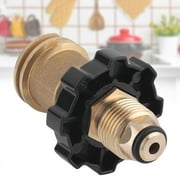 Universal POL to QCC1 Propane Tank Adaptor Adapt Hand Tighten Brass QZT007A