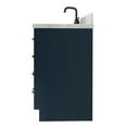 thumbnail image 6 of Ariel Hepburn 37 In. Right Offset Rectangle Sink Vanity With 1.5 In. Carrara White Countertop In Midnight Blue, 6 of 9