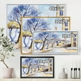 thumbnail image 4 of Designart 'Vintage White House In Summer VIllage' Traditional Framed Canvas Wall Art Print, 4 of 5