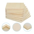 thumbnail image 4 of Unfinished Wood Canvas Panel 5x5" Deep 0.3" Wooden Paint Pouring Panel Boards Cradled, 4 Pack, 4 of 4