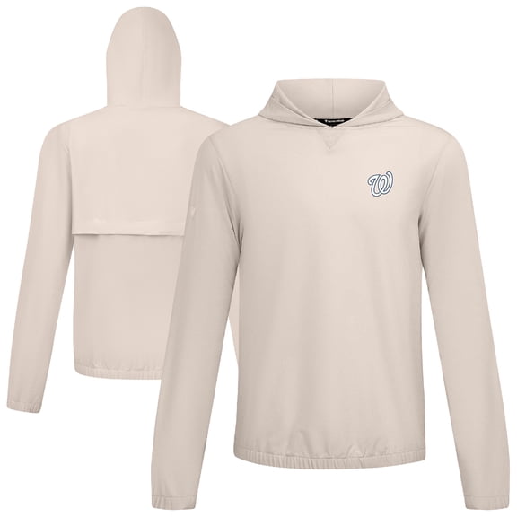 Men's Levelwear Khaki Washington Nationals Action Insignia 2.0 Pullover Hoodie