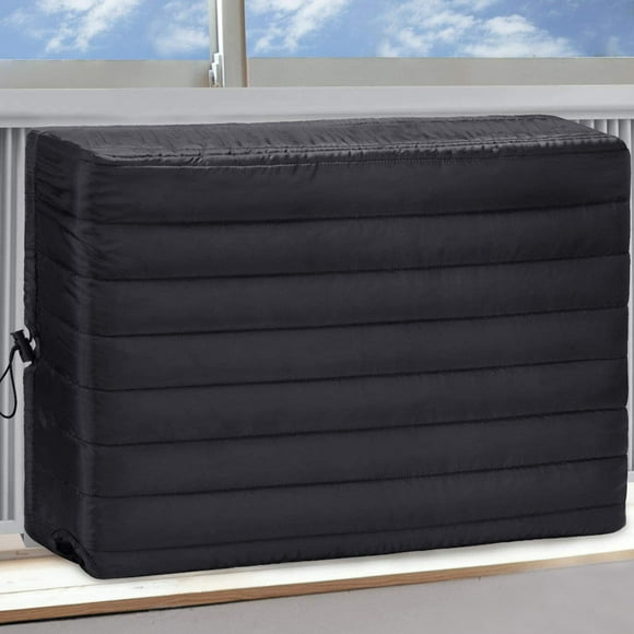 AC Cover, Indoor Window Units Cover Dust Proof Double Wind AC Cover Indoor AC Cover for Cold Season