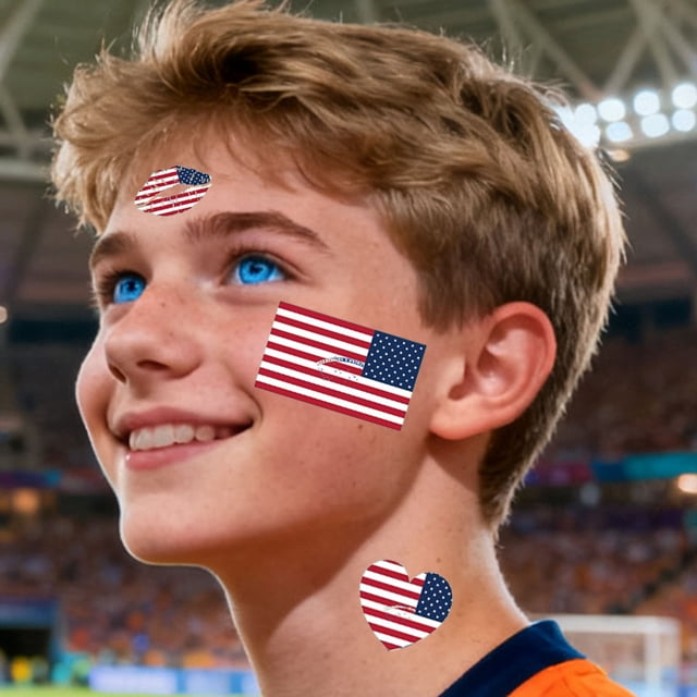 YWIYIUD 10PC 2.24x2.36 Inch Portable PatrioticFlags Face Stickers Durable World Flag Face and Body Stickers Multicultural Travel Luggage Aviation Stickers for Football Competition Sports Event