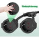 thumbnail image 3 of Double Plug for Socket, Multi-Socket 2-Way with Flexible Cable, 16 A/250 V/Max 3680 W, German Converter Socket Extensions for Kitchen, Office, Home, B, 3 of 4
