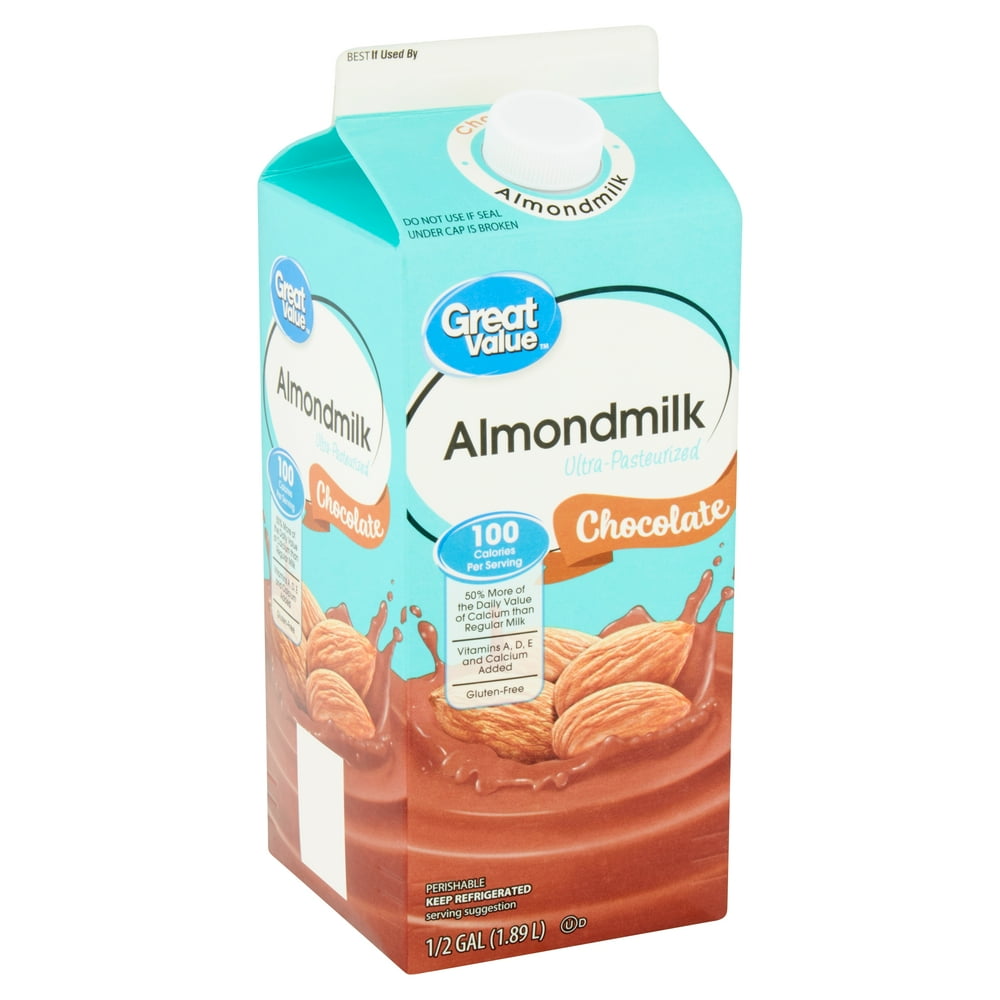 Great Value Chocolate Almondmilk, 1/2 gal