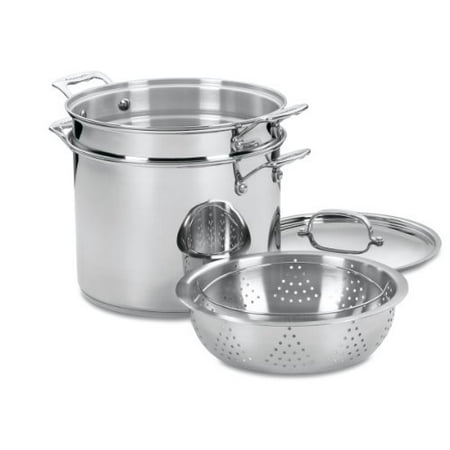 

Cuisinart 77-412 Chef s Classic Stainless 4-Piece 12-Quart Pasta/Steamer Set