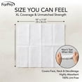 thumbnail image 3 of ForPro Premium Pure & Simple XL Facial Towels, Disposable Makeup Remover Dry Wipes, Ultra Soft Lint-Free Biodegradable Face Towels, 100% Vegan & Cruelty-Free, 50-Count, 3 of 8
