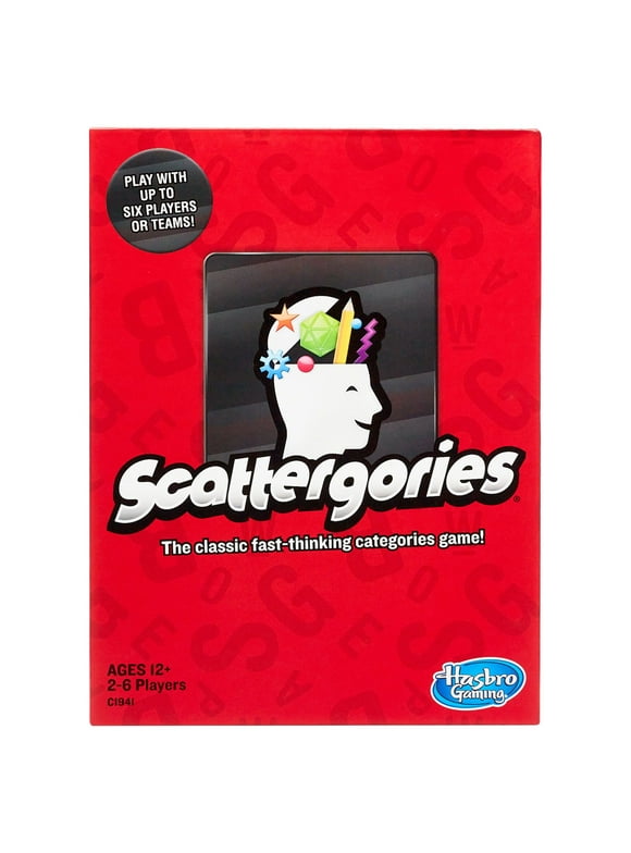 Scattergories The Classic Fast Thinking Categories Board Game for Kids and Family Ages 12 and Up