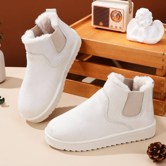 LEORX Snow Boots for Women with Slip Resistant Soles Faux Size 39