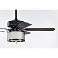 thumbnail image 5 of Kantuta 52 in. 2-Light Indoor Matte Black Finish Ceiling Fan with Light Kit, 5 of 5