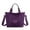 Purple, variant on ESULOMP Messenger Bag Large Capacity Dual Purpose Casual Hand Shoulder Bag Suitable for Traveling Fitness Shopping Black