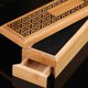 thumbnail image 4 of Double-Layer Wooden Incense Box High-end Incense Coffin Burner Incense Holder Burner Storage Box, 4 of 5