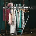 thumbnail image 2 of STRANDCHIC Extendable Hanging Rod Strong Metal Clothesline for Home Use Clothes Drying Rack, 2 of 6
