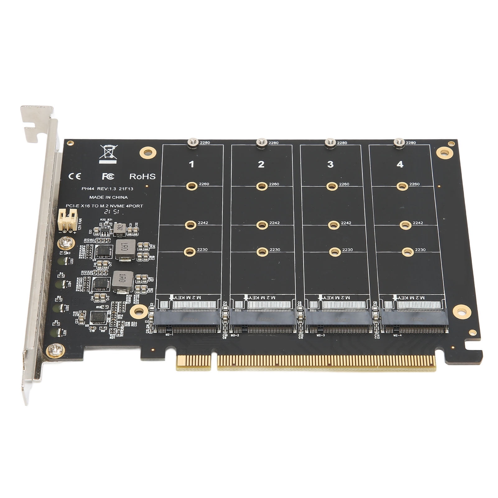 Scheda Adattatore M.2 A PCI-E 3.0 X4 - Alloggiamento SATA Per Espansione PC