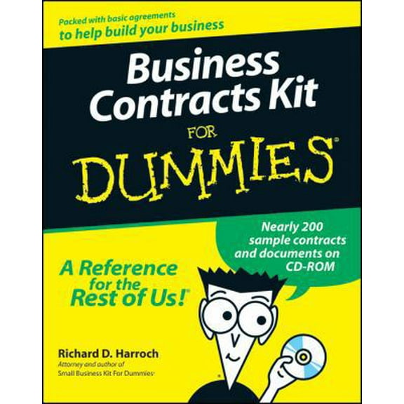 Pre-Owned Business Contracts Kit for Dummies (Paperback) 0764552368 9780764552366