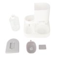 thumbnail image 2 of Pet Water and Food Bowls Set, Automatic Pet Food and Water Dispenser Large Capacity Wet  Dry Separation Easy to Clean Pet Water and Food Bowls Set for Cats Dogs, 2 of 5