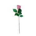 thumbnail image 2 of Miwamany 4th of July Patriotic Artificial Flowers Memorial Bouquet Fake Red Blue Cemetery Flowers for Grave 4th of July Memorial Day Independence Day Veterans Decoration, 2 of 6